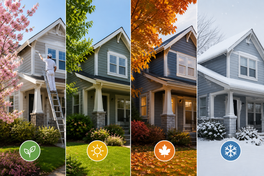 Best Time of Year for Exterior Painting in Washington