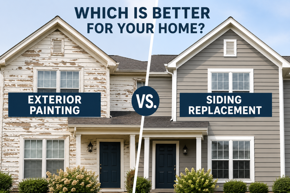 Exterior Painting vs. Siding Replacement: Which Is Better?
