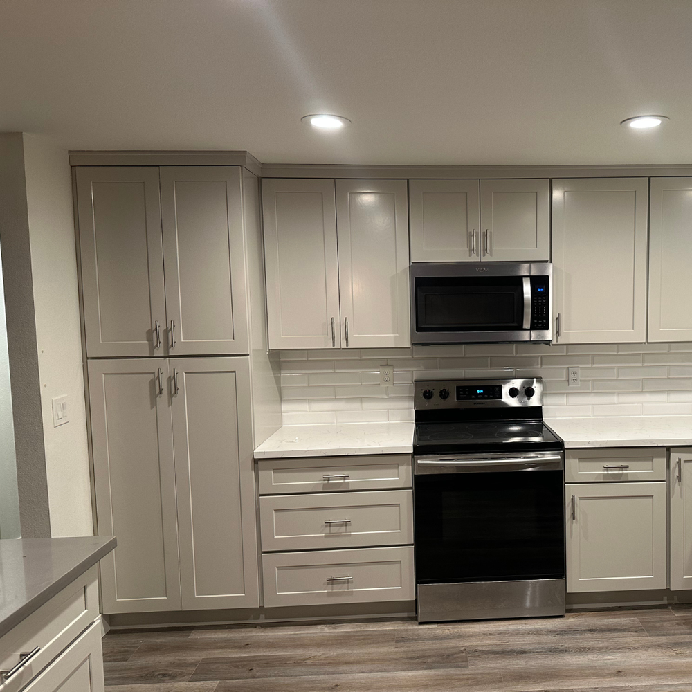 Cabinet painting our work Vanhousing