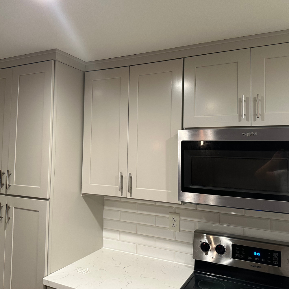 Cabinet painting our work Vanhousing