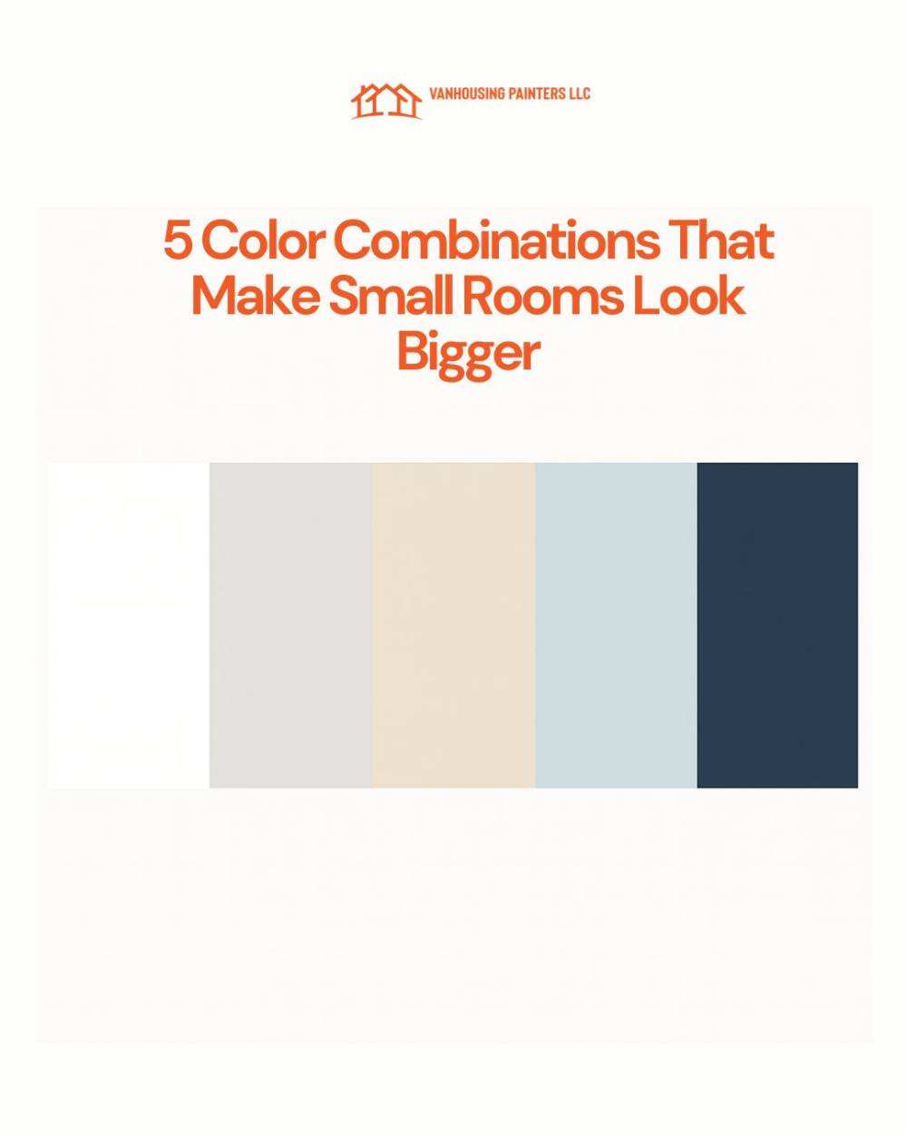 5 Color Combinations That Make Small Rooms Look Bigger | VanHousing Painters